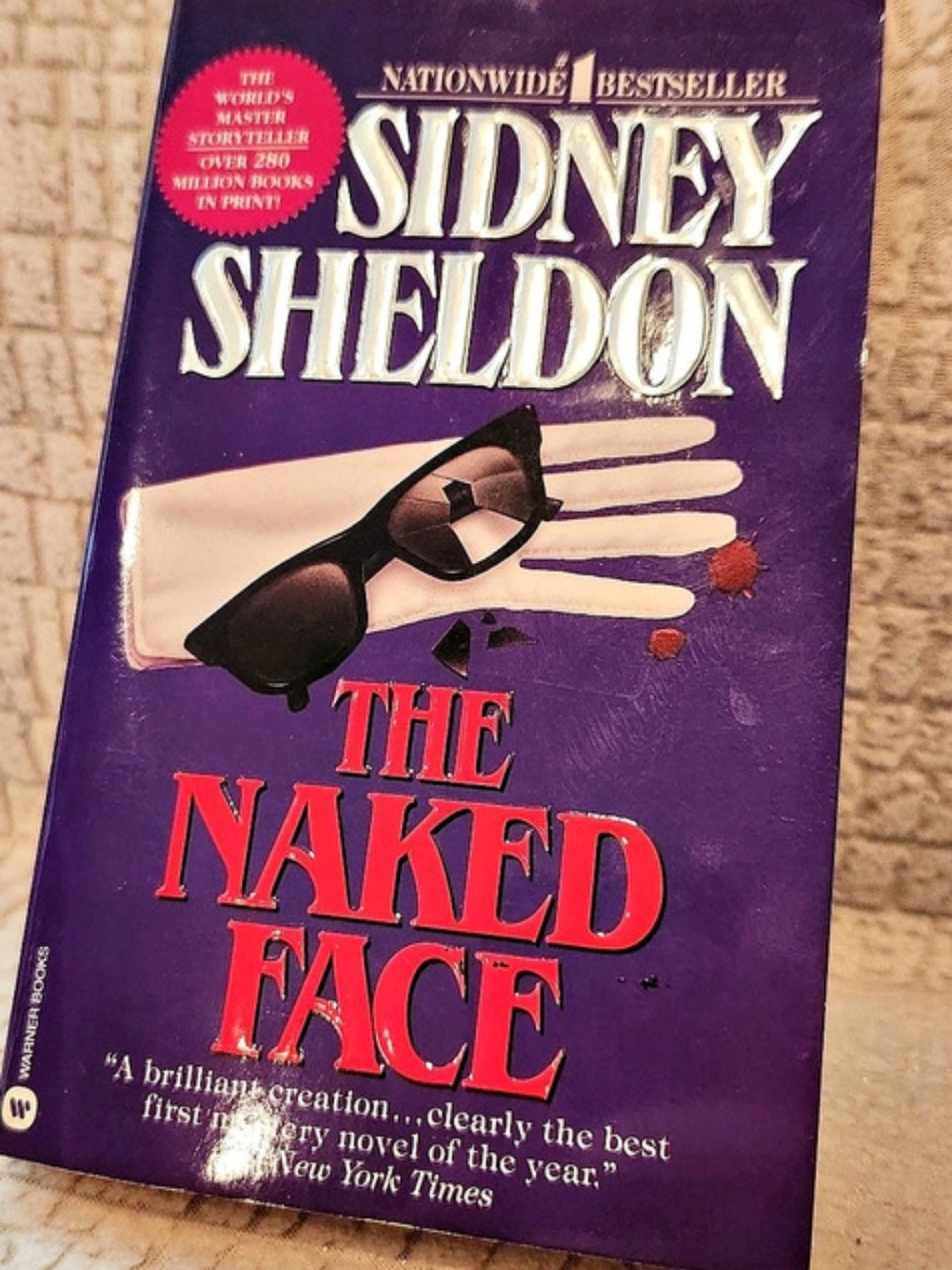 The Naked Face by Sidney Sheldon Paperback Novel